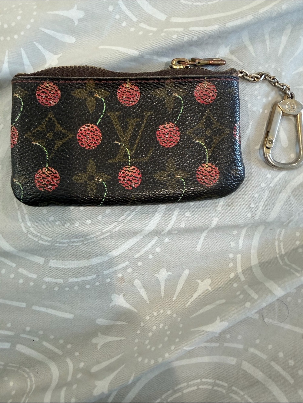 Authentic *RARE* Louis Vuitton  Monogram Cherry Key Pouch